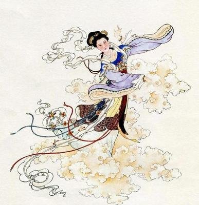 仙女为法师 送餐